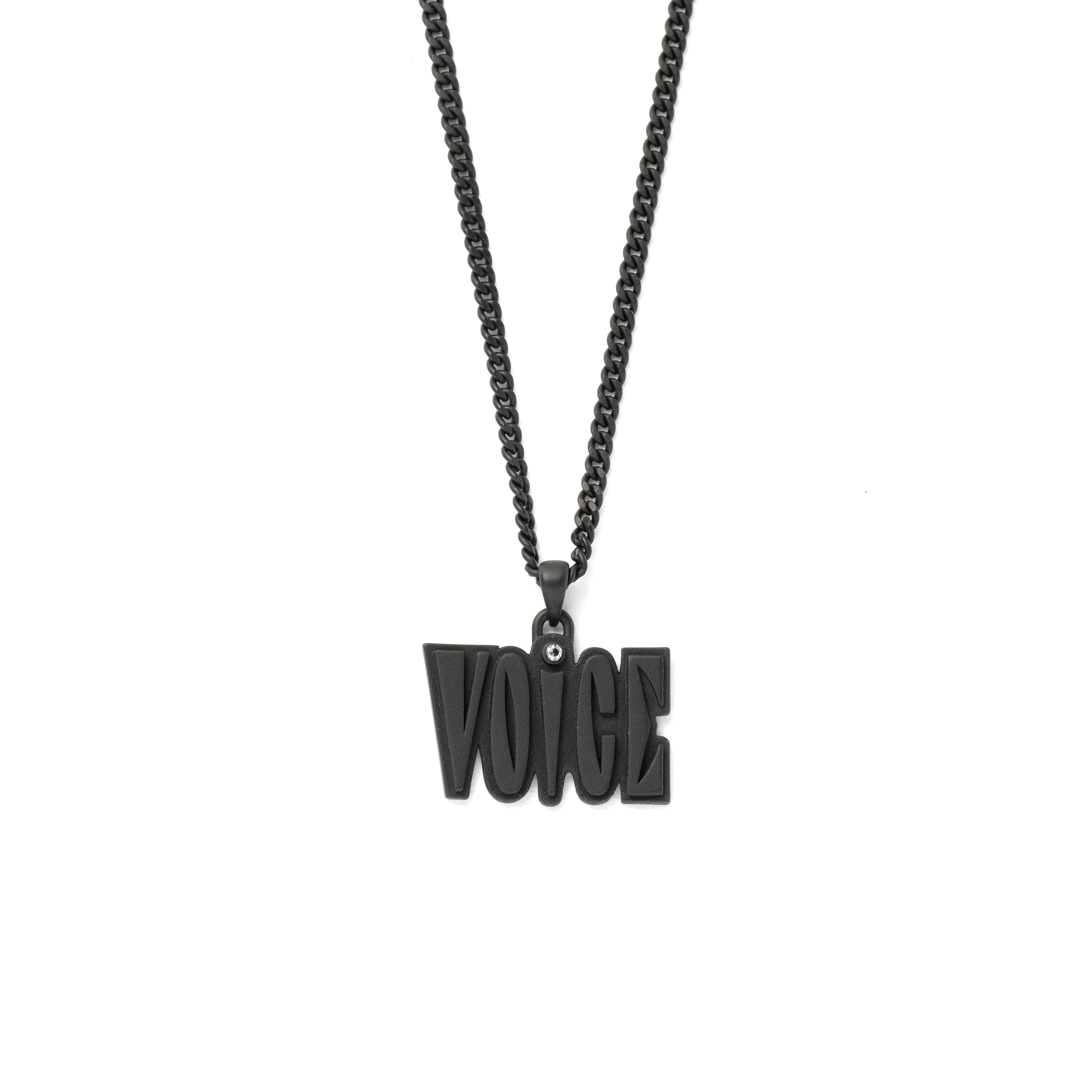 アクセサリー VOiCE MATTE BLACK NECKLACE VOiCE MATTE BLACK NECKLACE – voice-official