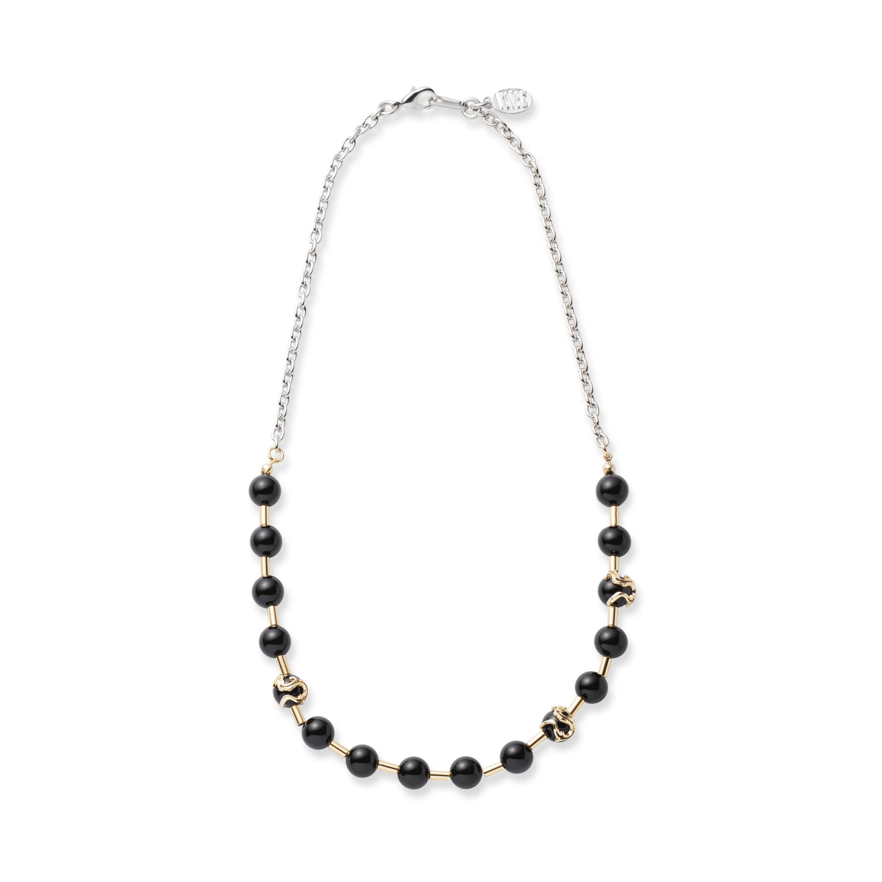 VOiCE OBSIDIAN BEADS NECKLACE – voice-official