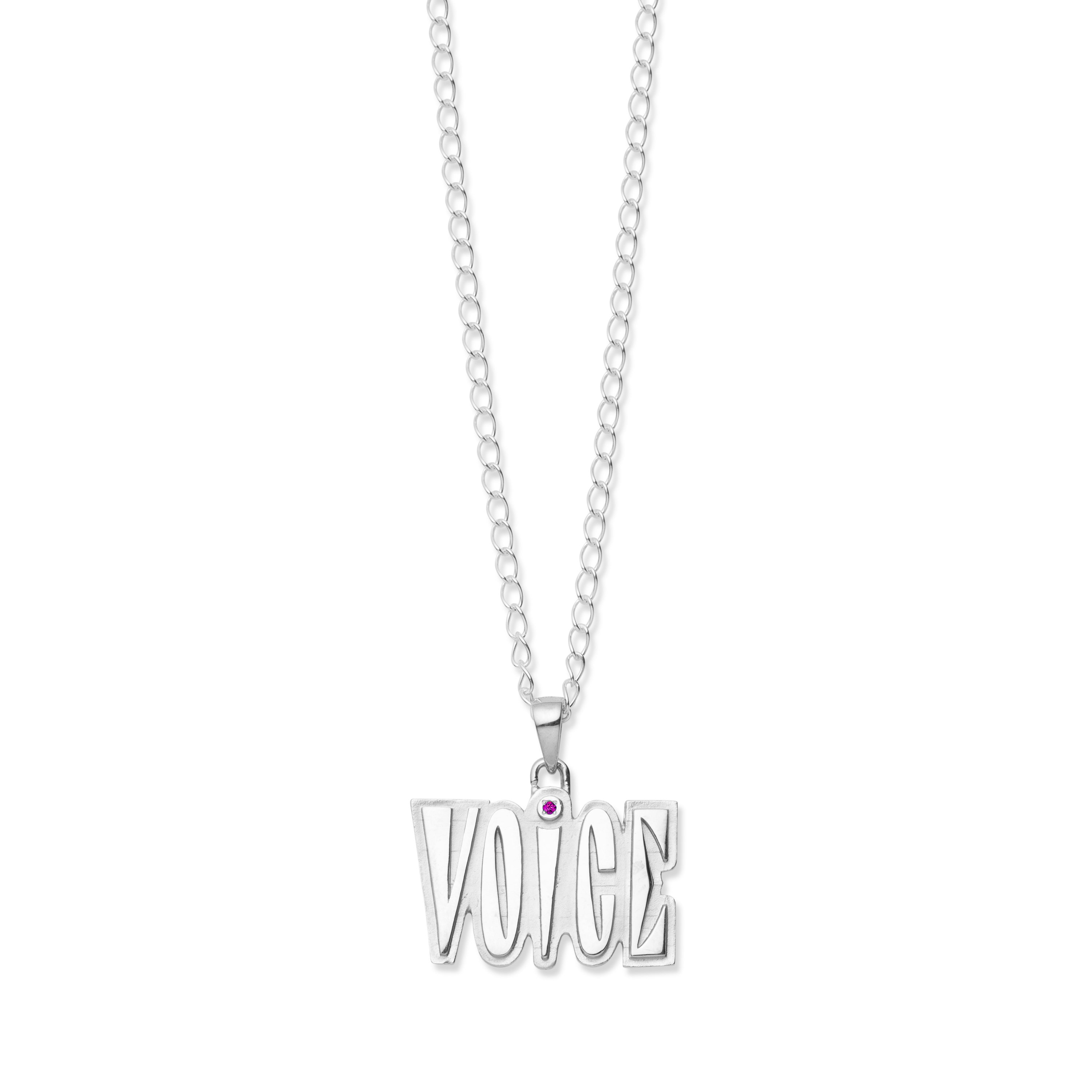 VOiCE NECKLACE RUBY [SV925] – voice-official